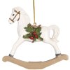 Clayre & Eef 6PR5903 Dekoracja Wisząca Koń Huśtawka 12x4x11 cm
