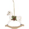 Clayre & Eef 6PR5903 Dekoracja Wisząca Koń Huśtawka 12x4x11 cm