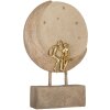 Clayre & Eef Para na Księżycu 18x5x26 cm Beżowo-złota