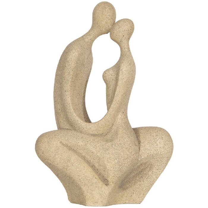 Clayre & Eef Para siedząca beżowa 16x8x25 cm