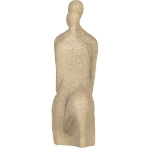 Clayre & Eef Para siedząca beżowa 16x8x25 cm