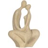 Clayre & Eef Para siedząca beżowa 16x8x25 cm