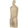 Clayre & Eef Para siedząca beżowa 16x8x25 cm