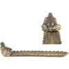 Clayre & Eef Podstawka na Kadzidła Budda Srebrno-Złota 33x8x7 cm