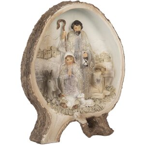 Clayre & Eef Grupa Bożonarodzeniowa 14x5x19 cm...