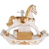 Clayre & Eef Podstawka pod choinkę 73x21x61 cm biało-złota