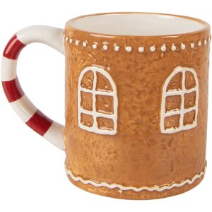 Clayre & Eef Kubek z Pokrywką 450ml 14x10x15cm
