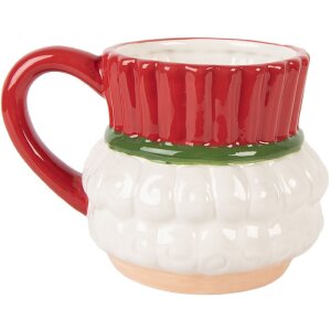 Clayre & Eef Kubek Ceramiczny 350 ml 14x11x10 cm