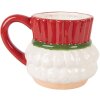 Clayre & Eef Kubek Ceramiczny 350 ml 14x11x10 cm