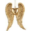 Clayre & Eef 6PR5641 Złote Skrzydła – Dekoracja Wisząca 6x2x9 cm