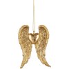 Clayre & Eef 6PR5641 Złote Skrzydła – Dekoracja Wisząca 6x2x9 cm