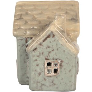 Clayre & Eef Domek z LED 8x6x8 cm Dolomit