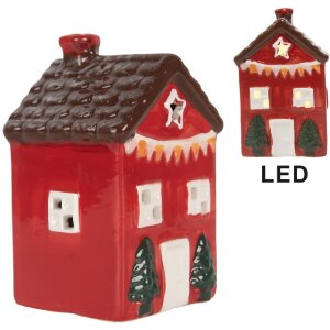Clayre & Eef Domek z LED 6x6x10 cm