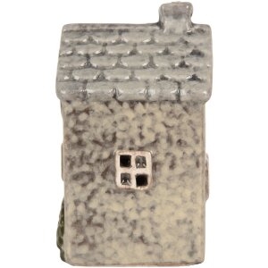Clayre & Eef Domek z LED Szaro-Zielony 6x6x11 cm