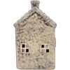 Clayre & Eef Domek z LED Szaro-Zielony 6x6x11 cm