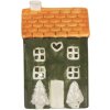 Clayre & Eef Świecznik Domek 9x8x15 cm