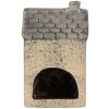 Clayre & Eef Świecznik Domek 9x8x15 cm Dolomit