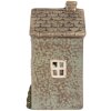 Clayre & Eef Świecznik Domek 10x8x15 cm Dolomit