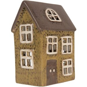 Clayre & Eef Świecznik Domek 10x7x14 cm