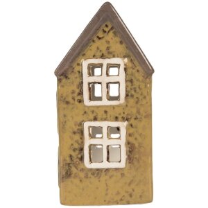 Clayre & Eef Świecznik Domek 10x7x14 cm