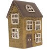 Clayre & Eef Świecznik Domek 10x7x14 cm