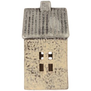 Clayre & Eef Świecznik Domek 13x8x15 cm Dolomitowy