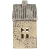 Clayre & Eef Świecznik Domek 13x8x15 cm Dolomitowy