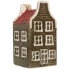 Clayre & Eef Świecznik Domek 7x7x14 cm