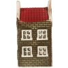 Clayre & Eef Świecznik Domek 7x7x14 cm