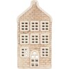 Clayre & Eef Świecznik Dom 9x10x19 cm Dolomitowy Rustykalny