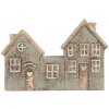 Clayre & Eef Świecznik Domek 22x9x15 cm Dolomit