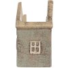 Clayre & Eef Świecznik Domek 22x9x15 cm Dolomit