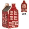 Clayre & Eef Domek Dekoracyjny LED 4x4x8 cm