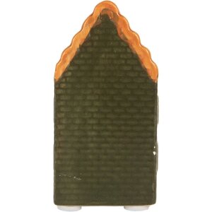 Clayre & Eef Dom z LED 4x4x8 cm Dolomitowa Dekoracja