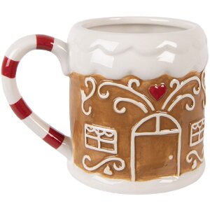 Clayre & Eef Kubek 350 ml Dolomit Styl Rustykalny