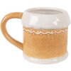 Clayre & Eef Kubek 300 ml Brązowo-Biały