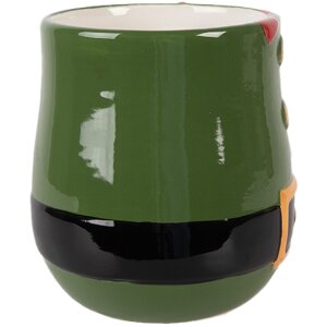 Clayre & Eef Kubek 400 ml Dolomit Rustykalny 13x9x10 cm