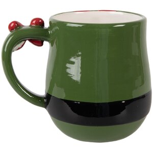 Clayre & Eef Kubek 400 ml Dolomit Rustykalny 13x9x10 cm