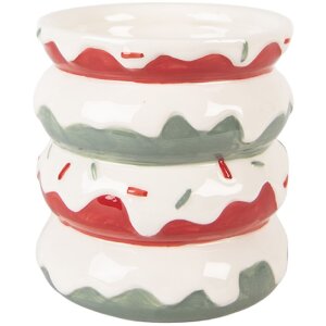 Clayre & Eef Kubek z Pokrywką 450ml 15x10x12cm