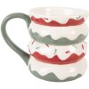 Clayre & Eef Kubek z Pokrywką 450ml 15x10x12cm