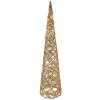 Clayre & Eef 50827 Zestaw Stożków LED (3 szt.) Ø20x80/16x60/13x40 cm