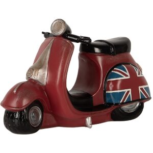 Nocyktlicht w kształcie motorrollera Clayre & Eef – LED, 27x10x16 cm