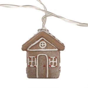 Świetlica ozdobna z domkami LED, 150 cm, marka Clayre & Eef