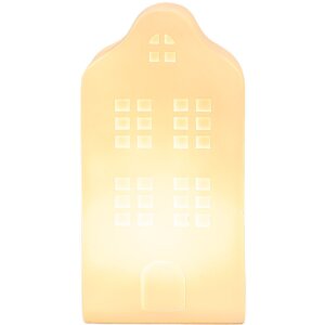 Clayre & Eef Lampka Nocna Domek LED 8x9x17 cm