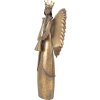 Clayre & Eef 6Y5945 Dekoracja Anioł Brązowy 20x16x52 cm