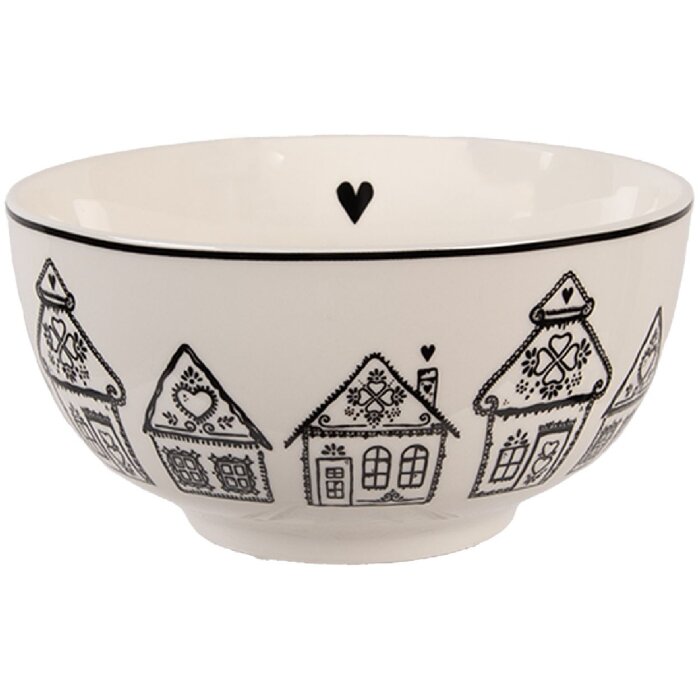 Clayre & Eef Miska Porcelanowa 500 ml 14x7 cm