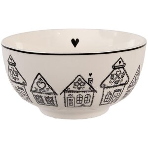 Clayre & Eef Miska Porcelanowa 500 ml 14x7 cm