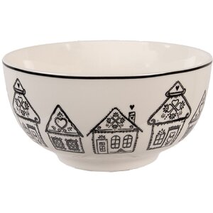 Clayre & Eef Miska Porcelanowa 500 ml 14x7 cm