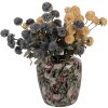 Clayre & Eef 66380 Waza Dekoracyjna Szaro-Różowa 25x25 cm