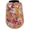 Clayre & Eef 66383 Żółto-Różowa Waza Dekoracyjna 27x34 cm